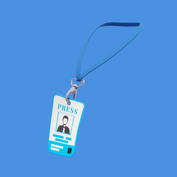 PSD Gratis render 3d item jurnalisme dan pers