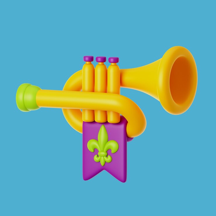 PSD Gratis render ikon mardi gras