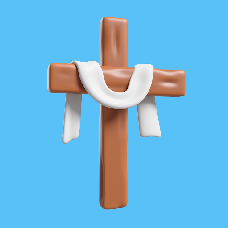 PSD Gratis rendering 3d dari ikon agama