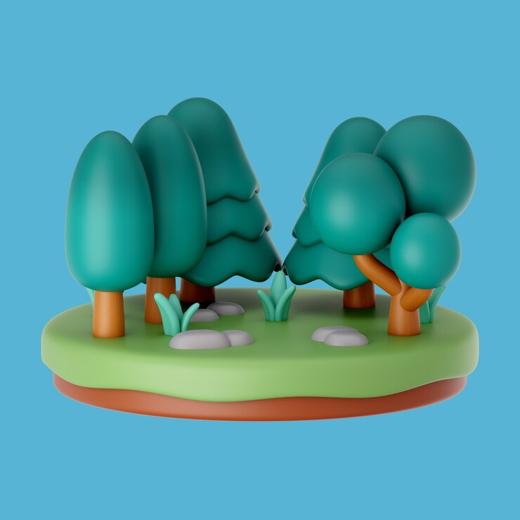 PSD gratuito rendering 3d dell'icona del campeggio