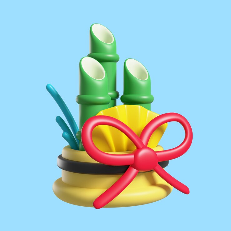 PSD gratuito rendering 3d dell'icona del giappone
