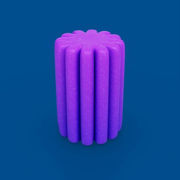 Rendering 3D dell'icona geometrica