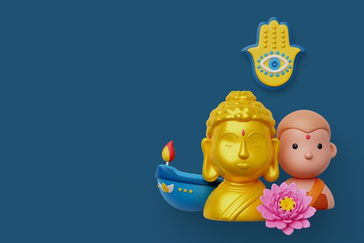 PSD gratuito rendering 3d della religione di vendita di sfondo