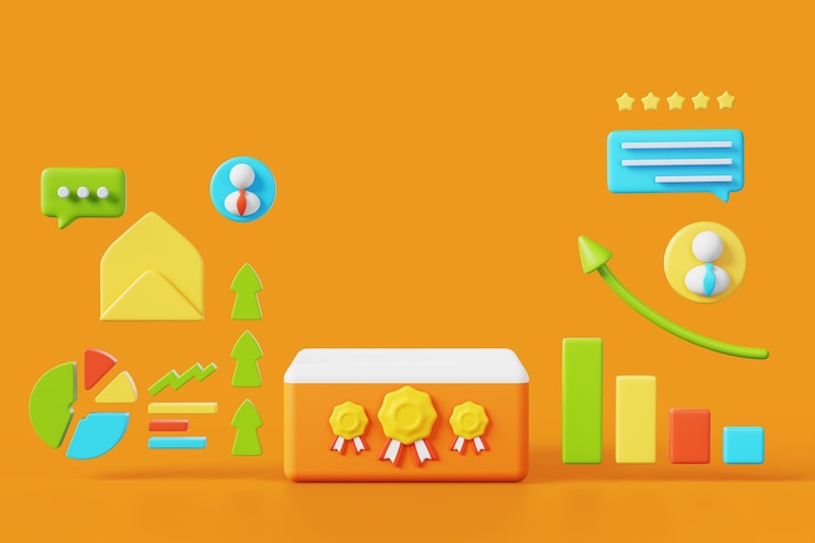PSD gratuito rendering 3d dello sfondo del podio di marketing