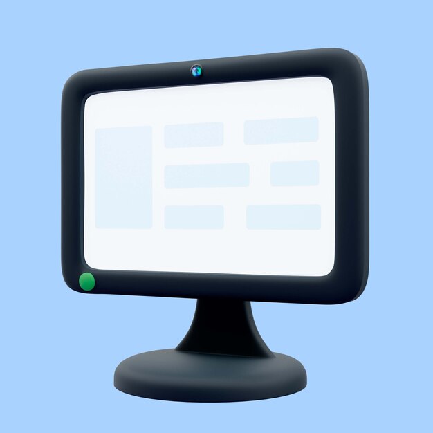 Rendering 3d di elemento di design grafico