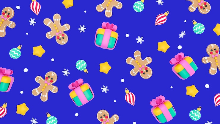 PSD gratuito rendering 3d disegno del modello di natale