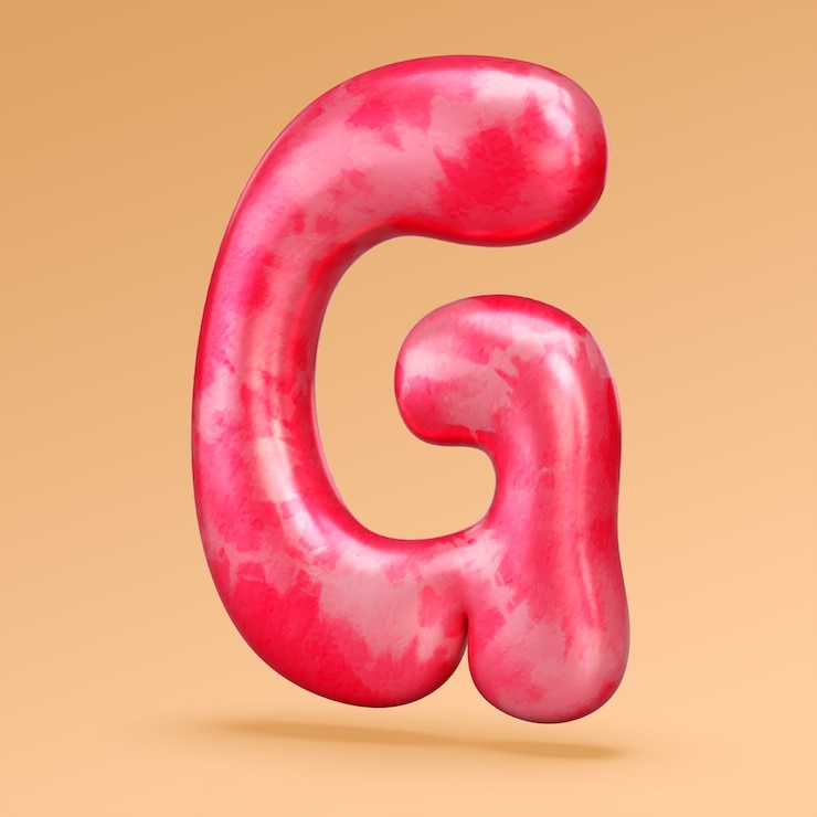 PSD gratuito rendering alfabetico delle icone groovy