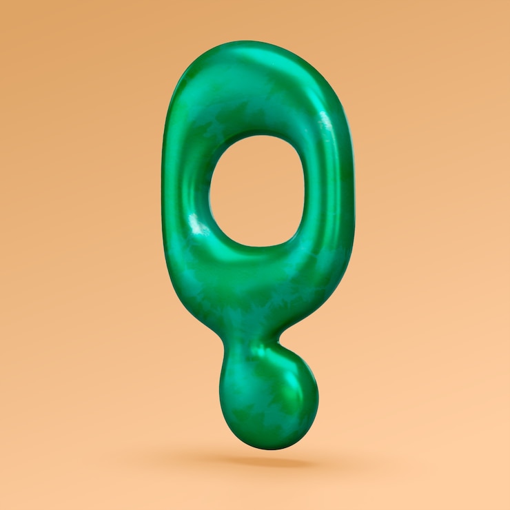 PSD gratuito rendering alfabetico delle icone groovy