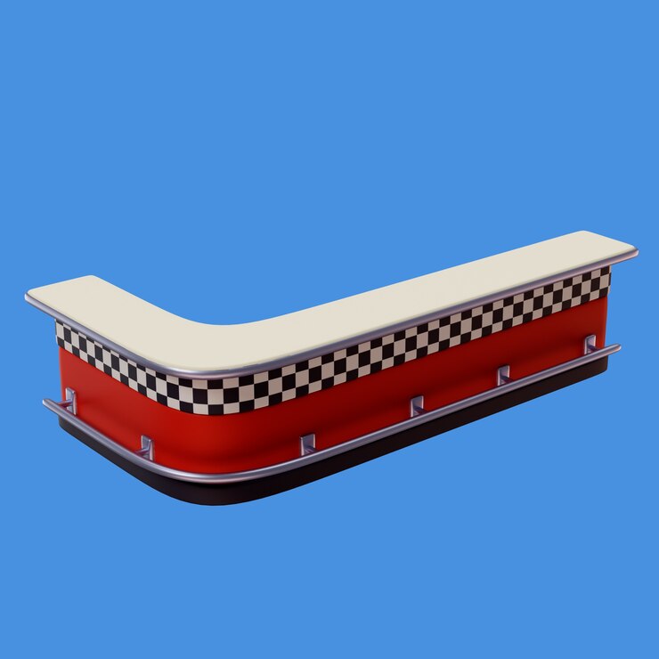 PSD gratuito renderización en 3d de un artículo de un restaurante