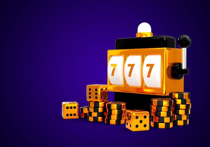 PSD gratuito renderización en 3d de los elementos del casino