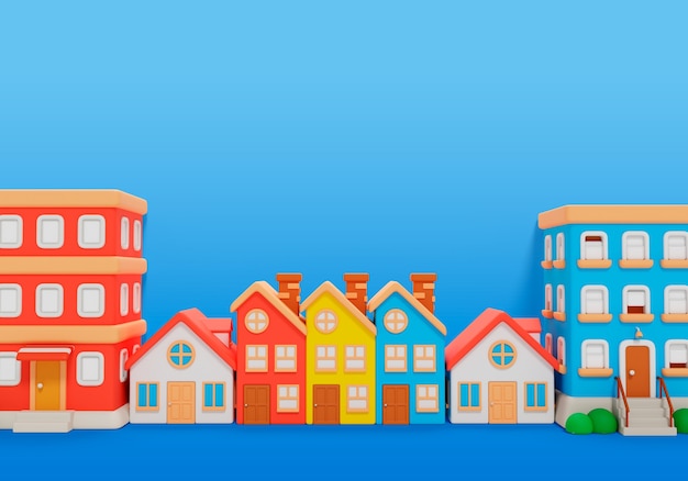 Renderización en 3D del fondo inmobiliario