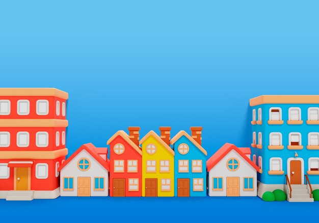 Renderización en 3D del fondo inmobiliario