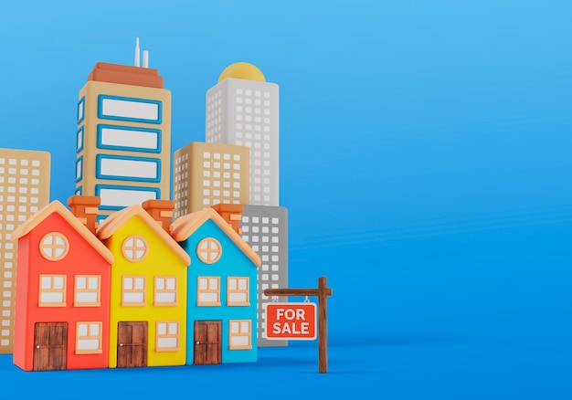 Renderización en 3D del fondo inmobiliario