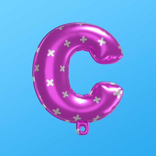 Renderización en 3D del icono del abc