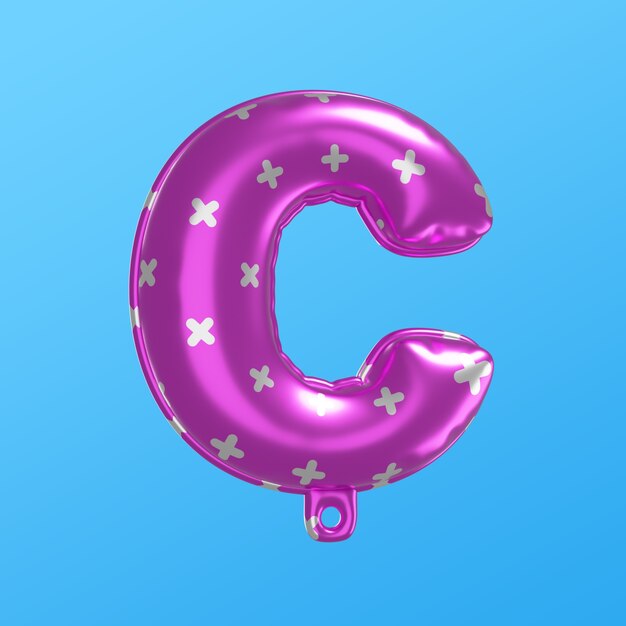 Renderización en 3D del icono del abc