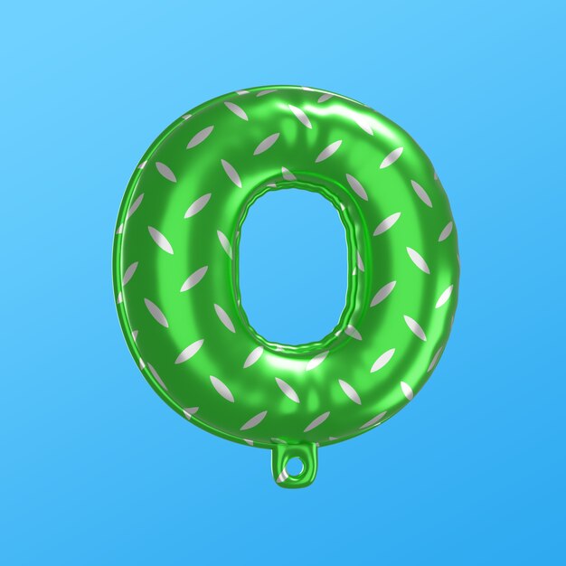 Renderización en 3D del icono del abc