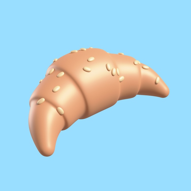 Renderización 3D del icono de la cafetería