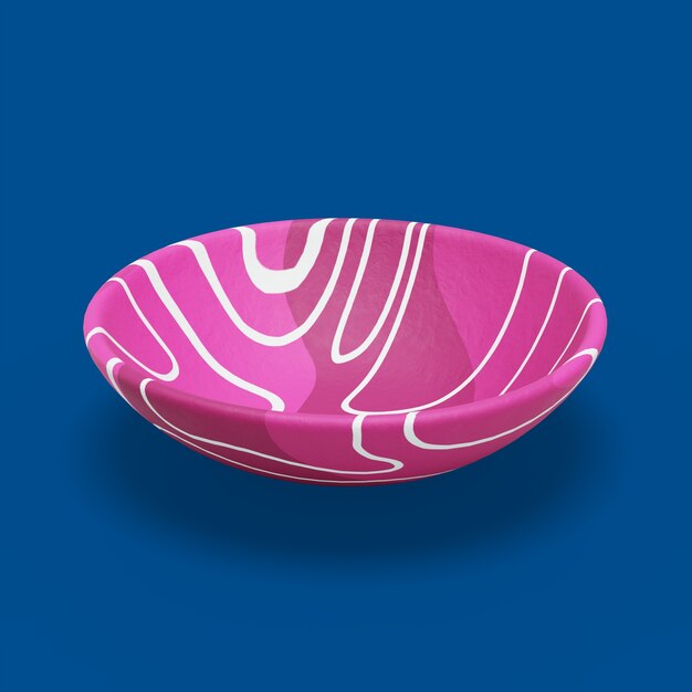Renderización en 3D del icono geométrico