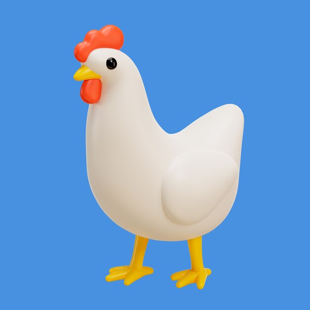 Renderización en 3D del icono de la granja