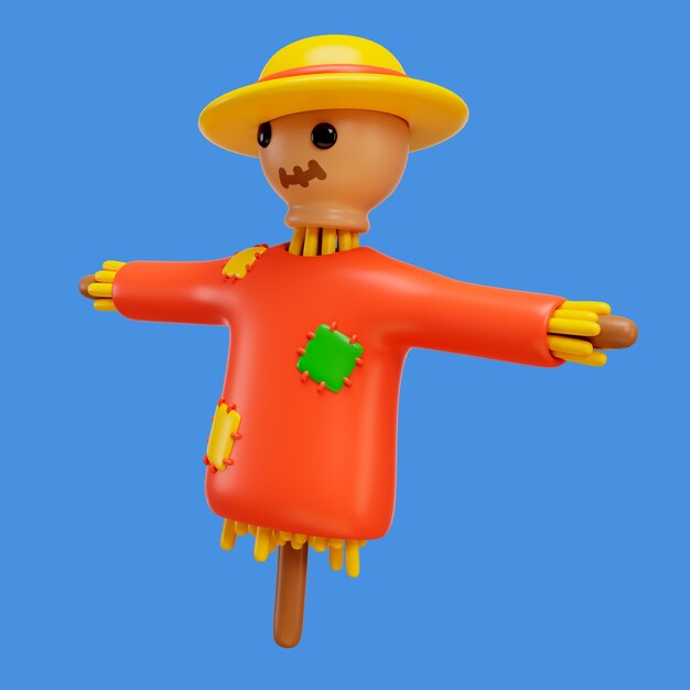 Renderización en 3D del icono de la granja