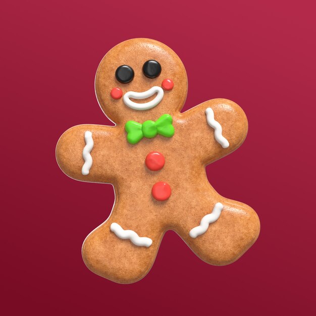 Renderización en 3D del icono de invierno