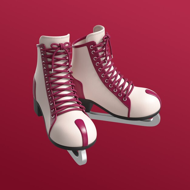 Renderización en 3D del icono de invierno