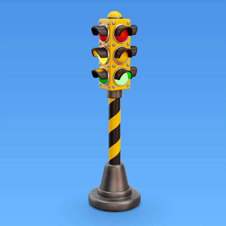 Renderización en 3D del icono del letrero de la ciudad