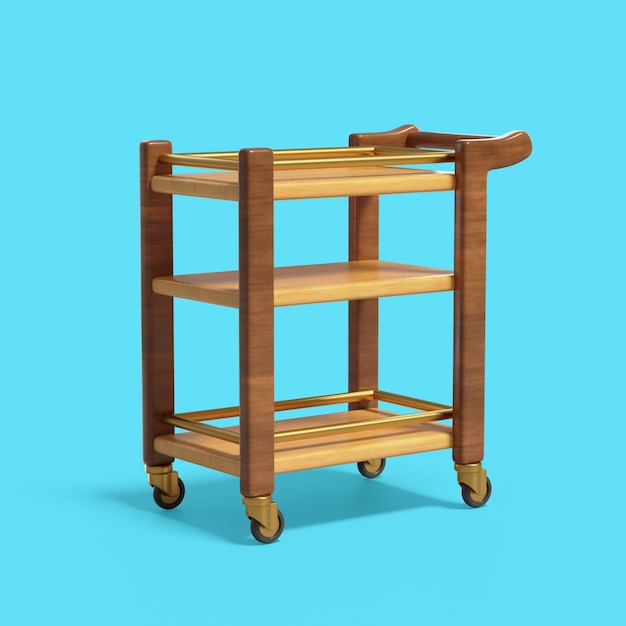 Renderización en 3D del icono de los muebles