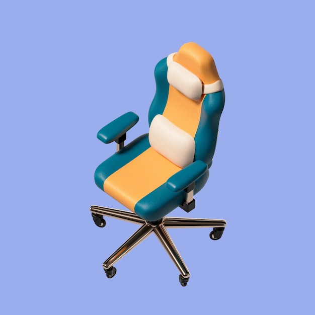 Renderización en 3D del icono de los muebles
