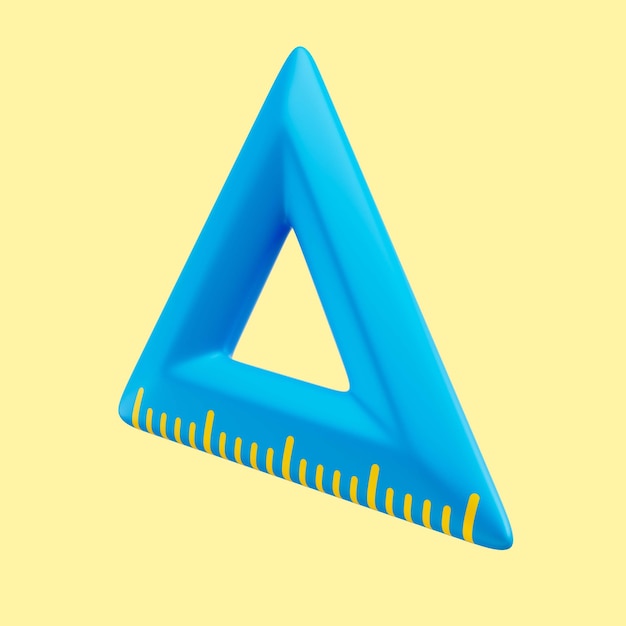 Renderización en 3D del icono de regreso a la escuela
