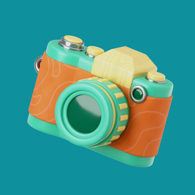 Renderización 3D del icono de viaje por carretera
