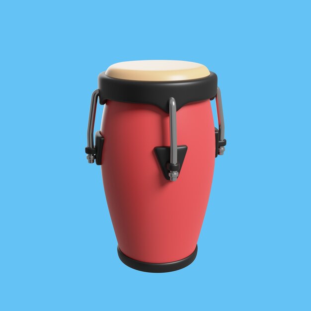 Renderización en 3D del instrumento del icono