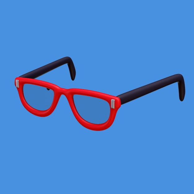 Renderización del icono de gafas para discapacitados visuales