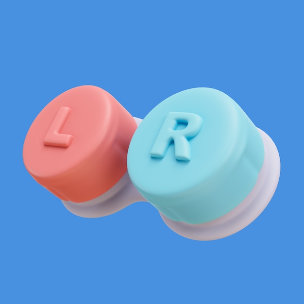 Renderización del icono de las lentes de contacto para discapacitados visuales