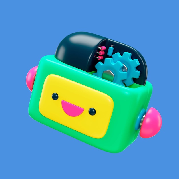 Renderización de los íconos de la tecnología