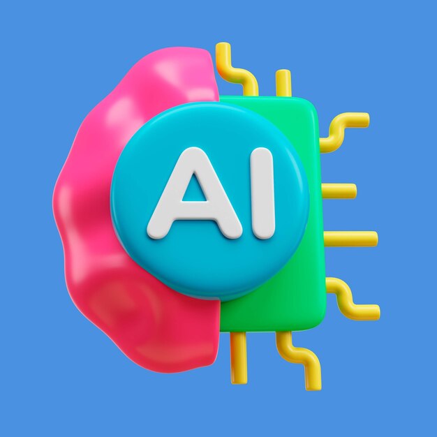 Renderización de los íconos de la tecnología