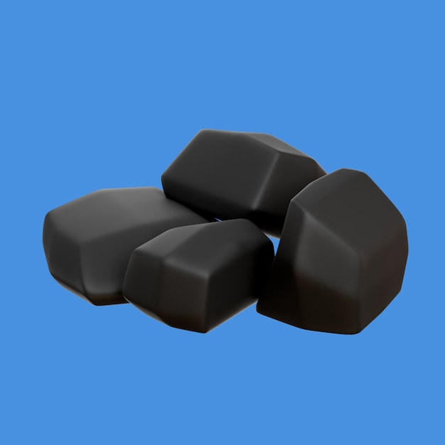 Renderizado en 3D de 3 reyes magos