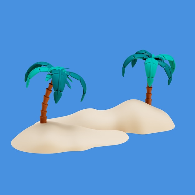 Renderizado en 3D de 3 reyes magos