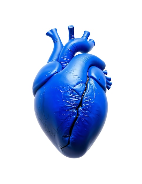Renderizado en 3D de un corazón realista