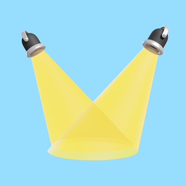 Renderizado en 3D del icono del año nuevo