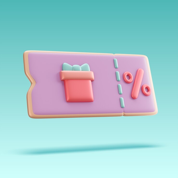 Renderizado en 3D del icono de compra en línea