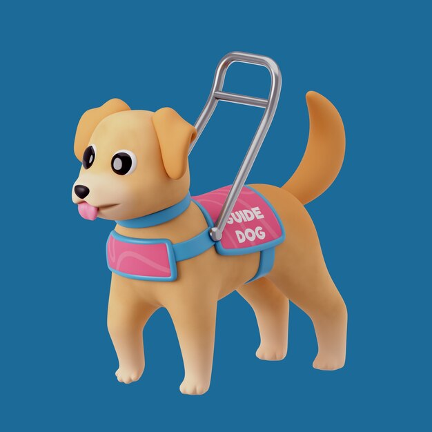 Renderizado en 3D del icono de discapacidad