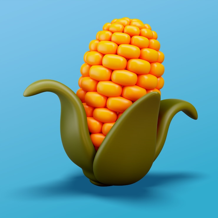 Renderizado en 3D del icono del otoño