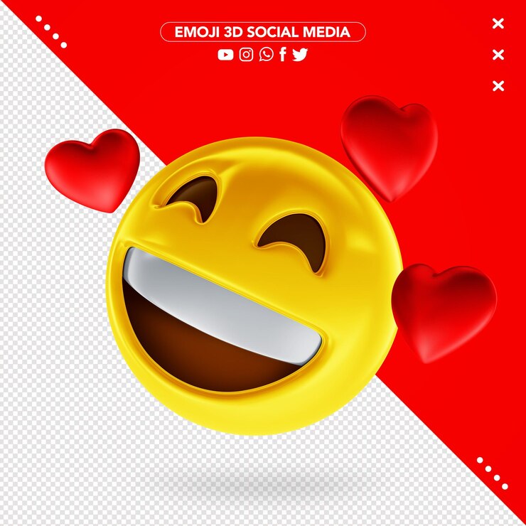 PSD gratuito renderizao 3d del cono emoji.