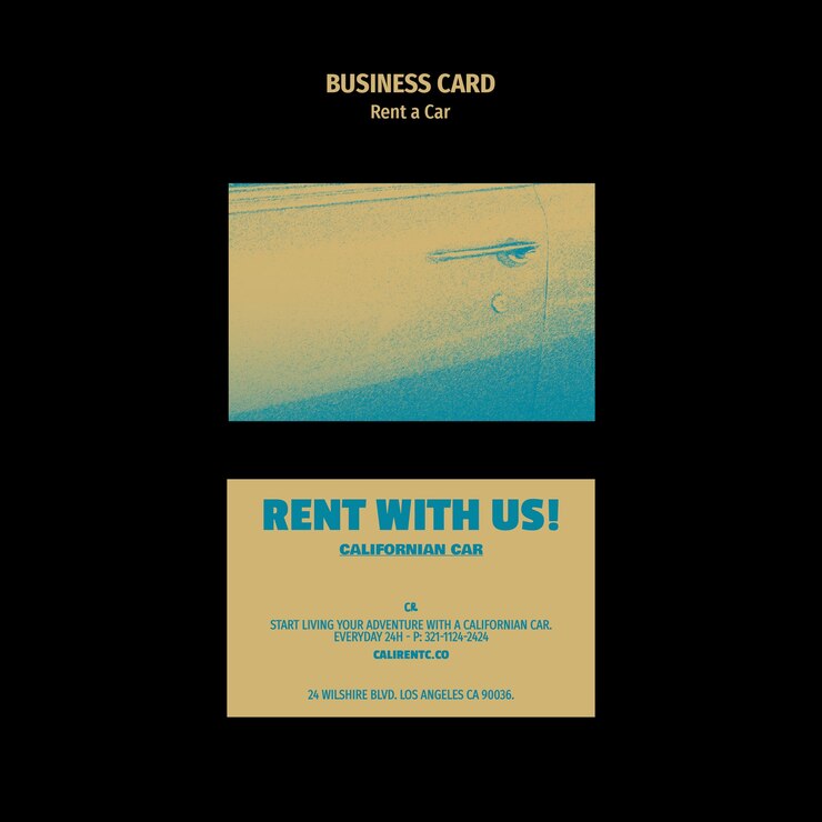 PSD Gratis rent a car service template
