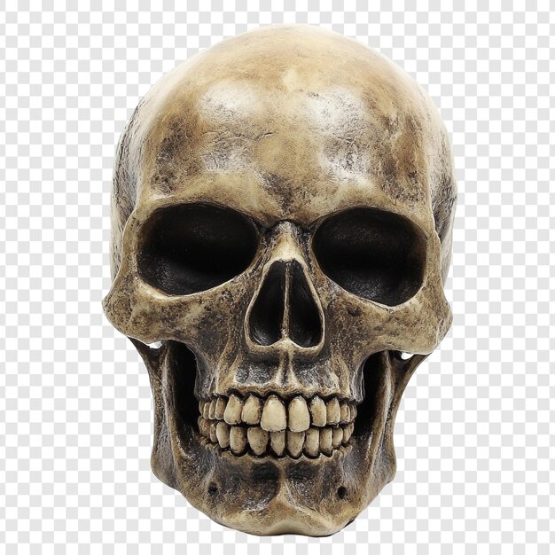 Replica detallada del cráneo humano Un estudio de la estructura ósea