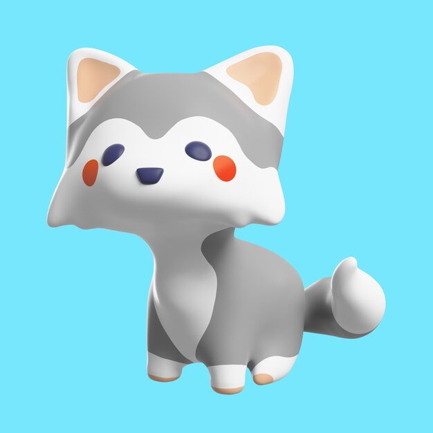 Representación 3D de animales salvajes