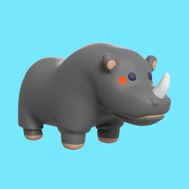 Representación 3D de animales salvajes