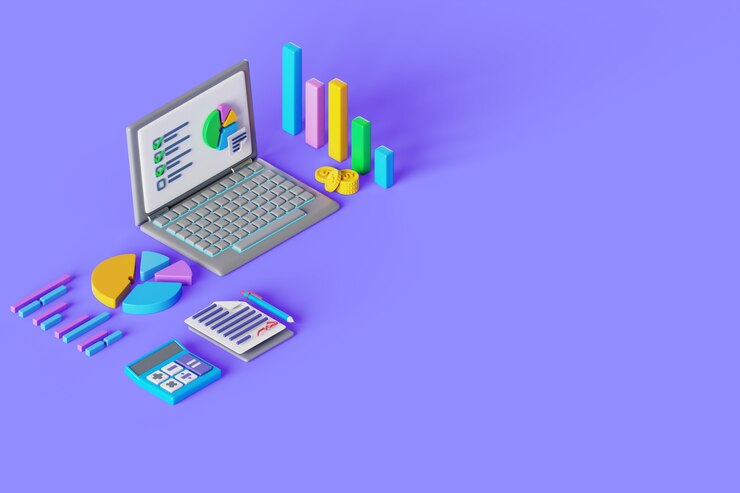 PSD gratuito representación en 3d de los antecedentes empresariales
