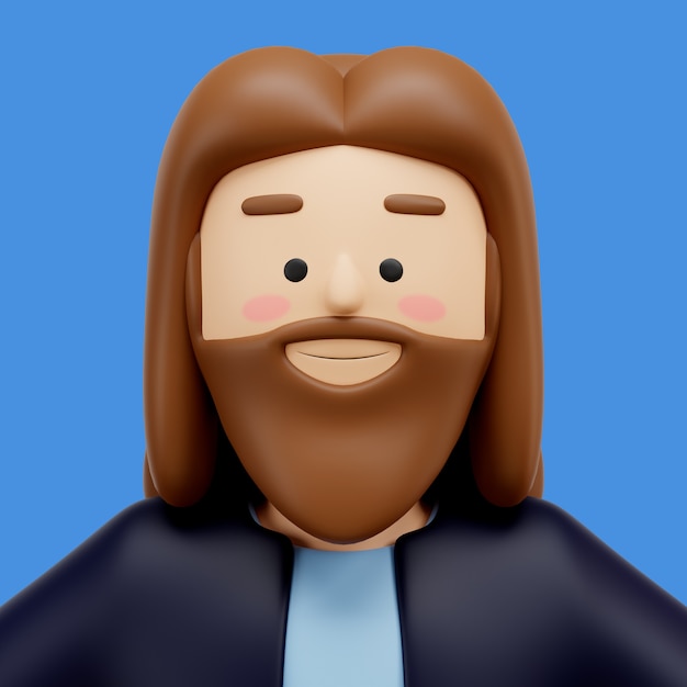 representación 3d de avatar
